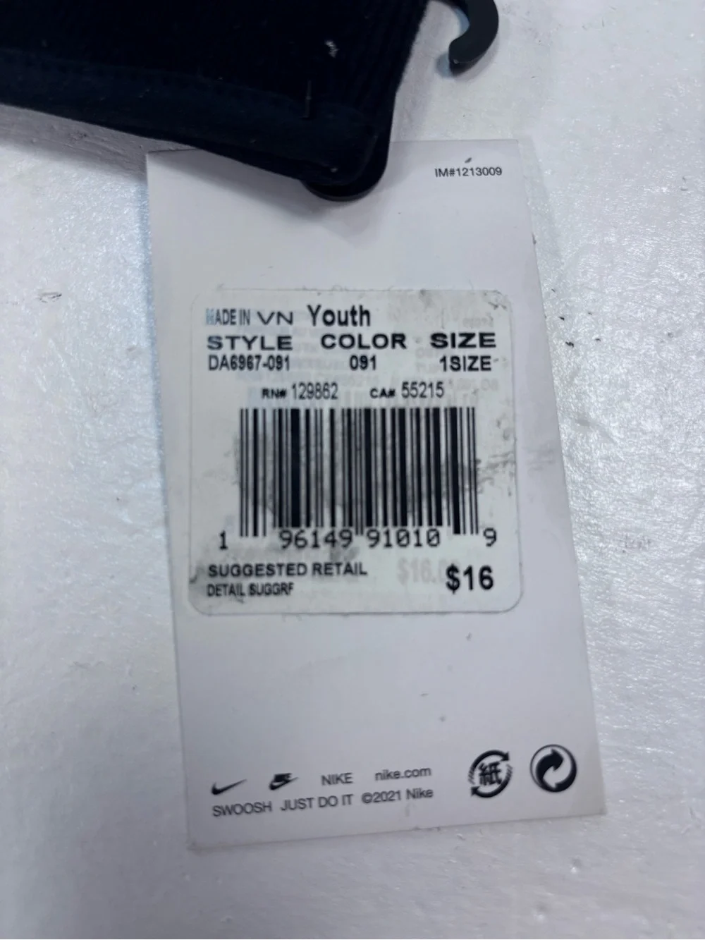 C9 by Champion Black Headband with White Logo - Picture 4 of 6